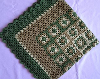 Handknitted baby blanket