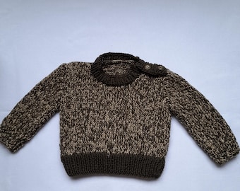 Handknit baby sweater