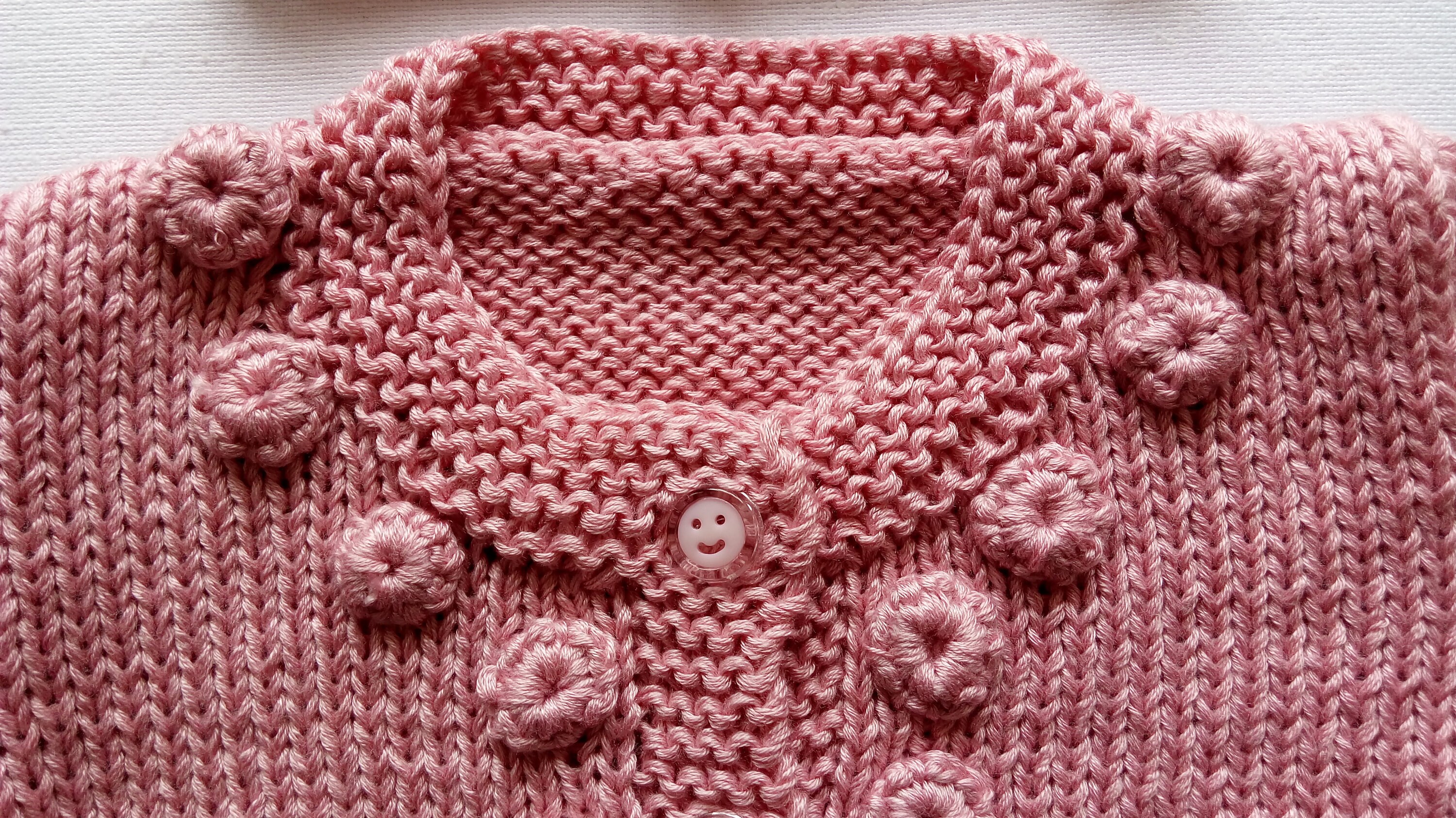 N-LORELL KNIT CARDIGAN BABY PINK