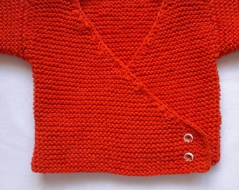 Newborn wool cardigan