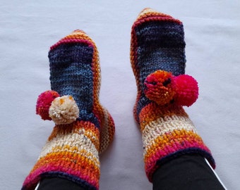 handknit womansocks