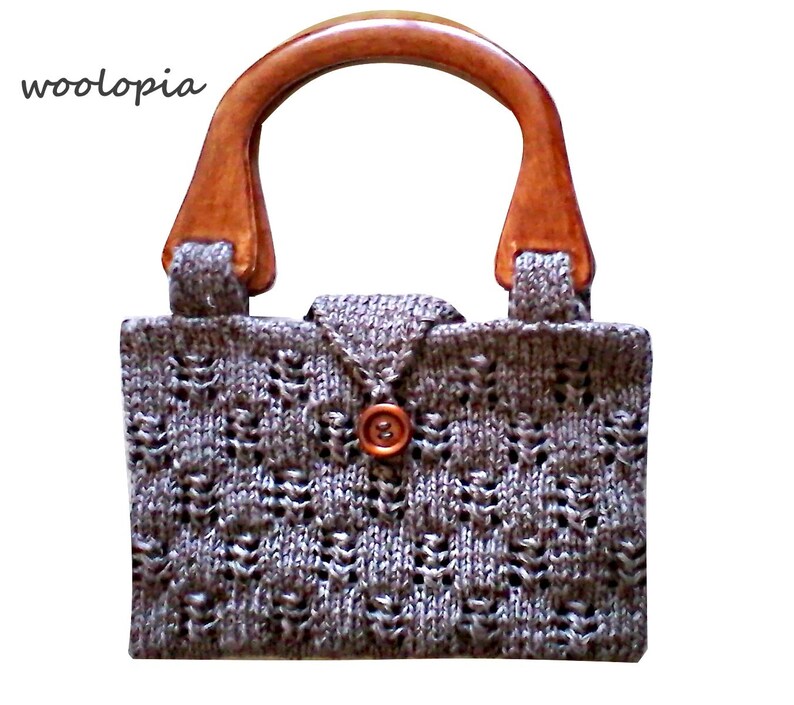 Hand knitted purse Etsy