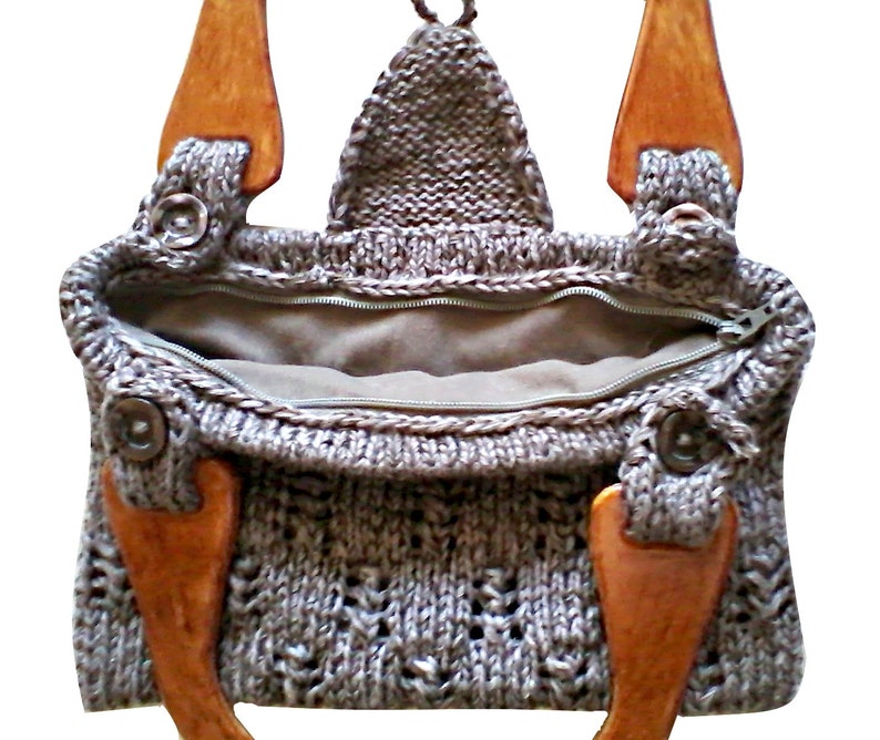 Hand knitted purse Etsy