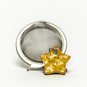 Handmade Ceramic Star Charm Tea Ball Infuser/Steeper