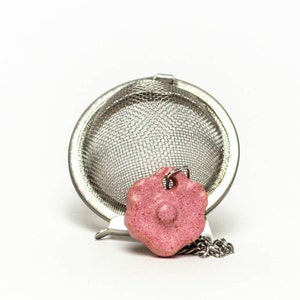 Handmade Ceramic Flower Charm Tea Ball Infuser/Steeper