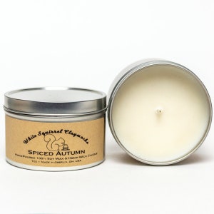 Spiced Autumn Hand-Poured Soy Candle - 7 oz