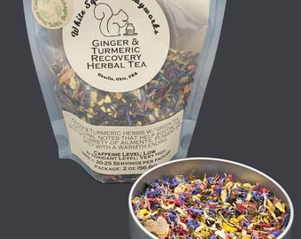 Ginger & Turmeric Tea - Loose leaf - 2 oz package