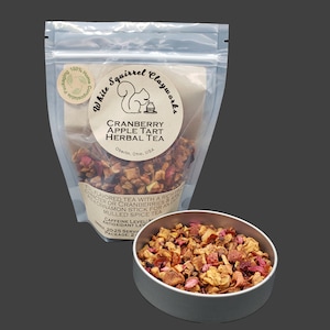 Cranberry Apple Tart Herbal Tea - Loose leaf - 2 oz package