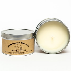 Apple Jack Handgegossene Sojakerze - 195 g