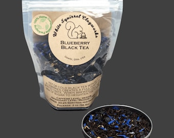 Blueberry Black Tea - Loose leaf - 2 oz package