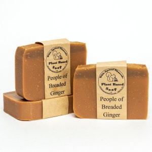 People of Breaded Ginger Scented - All Natural Handmade Soap - 4oz