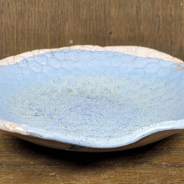 Handmade Ceramic Blue & White Bowl