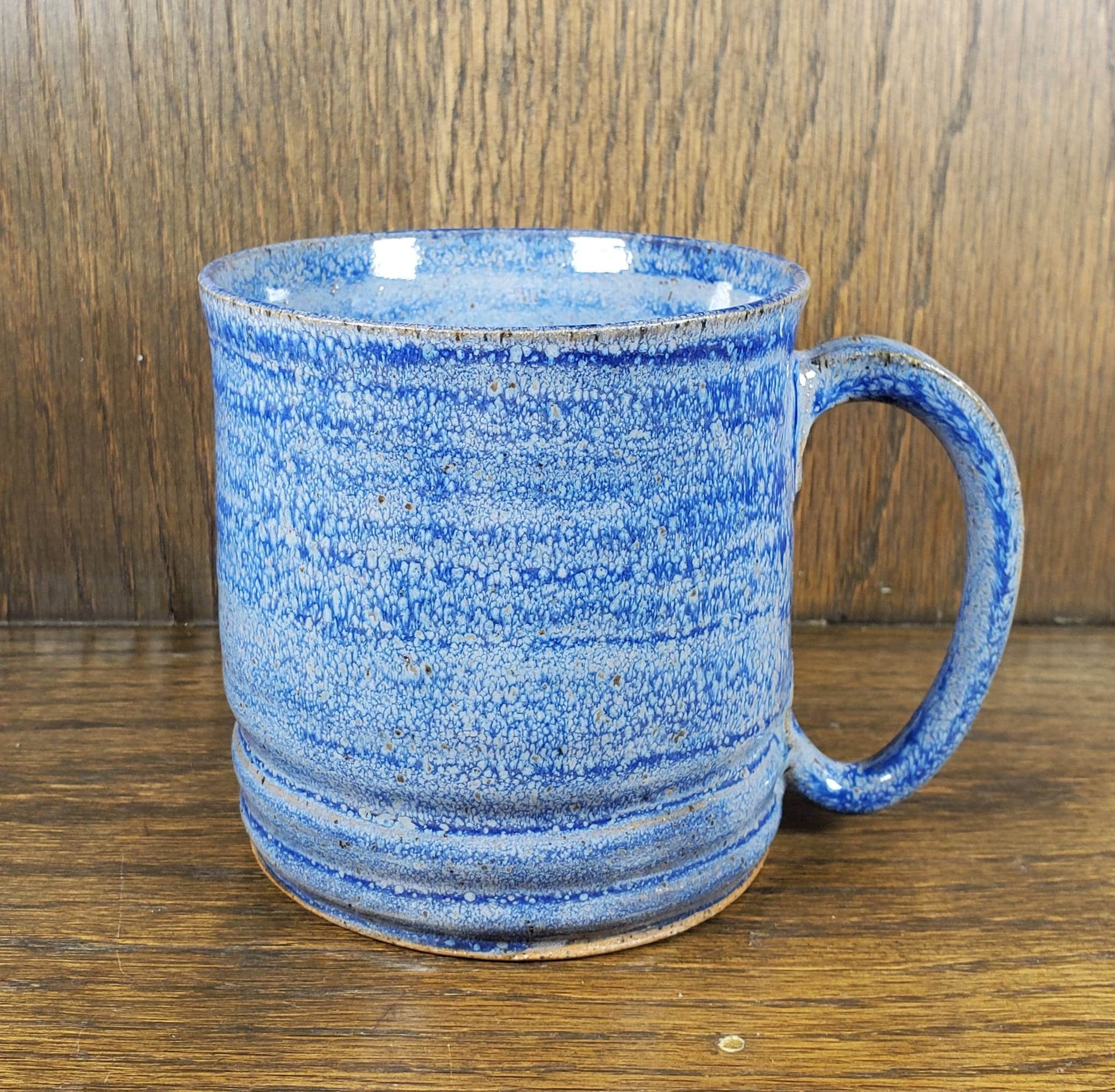 Handmade Ceramic Denim Blue Mug Etsy