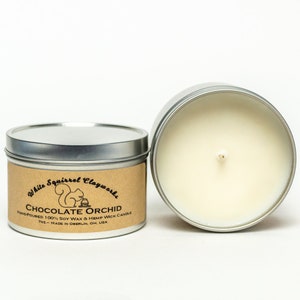 Chocolate Orchid Hand-Poured Soy Candle - 7 oz