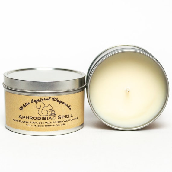 Aphrodisiac Spell Hand-poured Soy Candle Oz