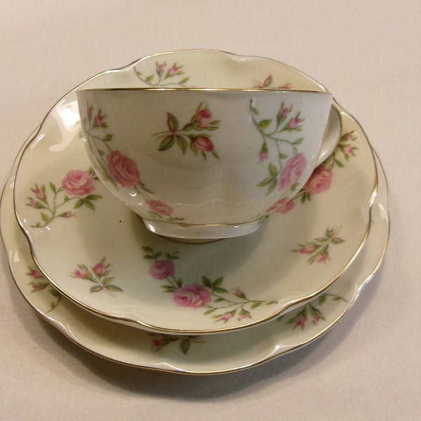 THEODORE HAVILAND pattern DELAWARE  1940 3 piece trio