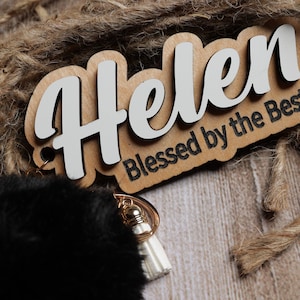 Custom Wood Name Keychain | Wood Keychain| Personalized Gift| Rustic Gift| Wood Gift