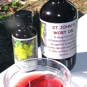 St. John&#39;s Wort Oil - Organic - 1 oz. 2 oz. 4 oz. 16 oz. Available