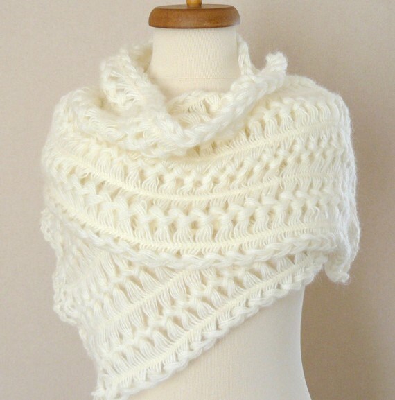 ivory cashmere shawl