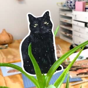 Vinyl Sticker - Black Kitty