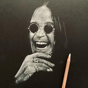 Hand Drawn Pencil Portrait from Photo: Custom Charcoal Art