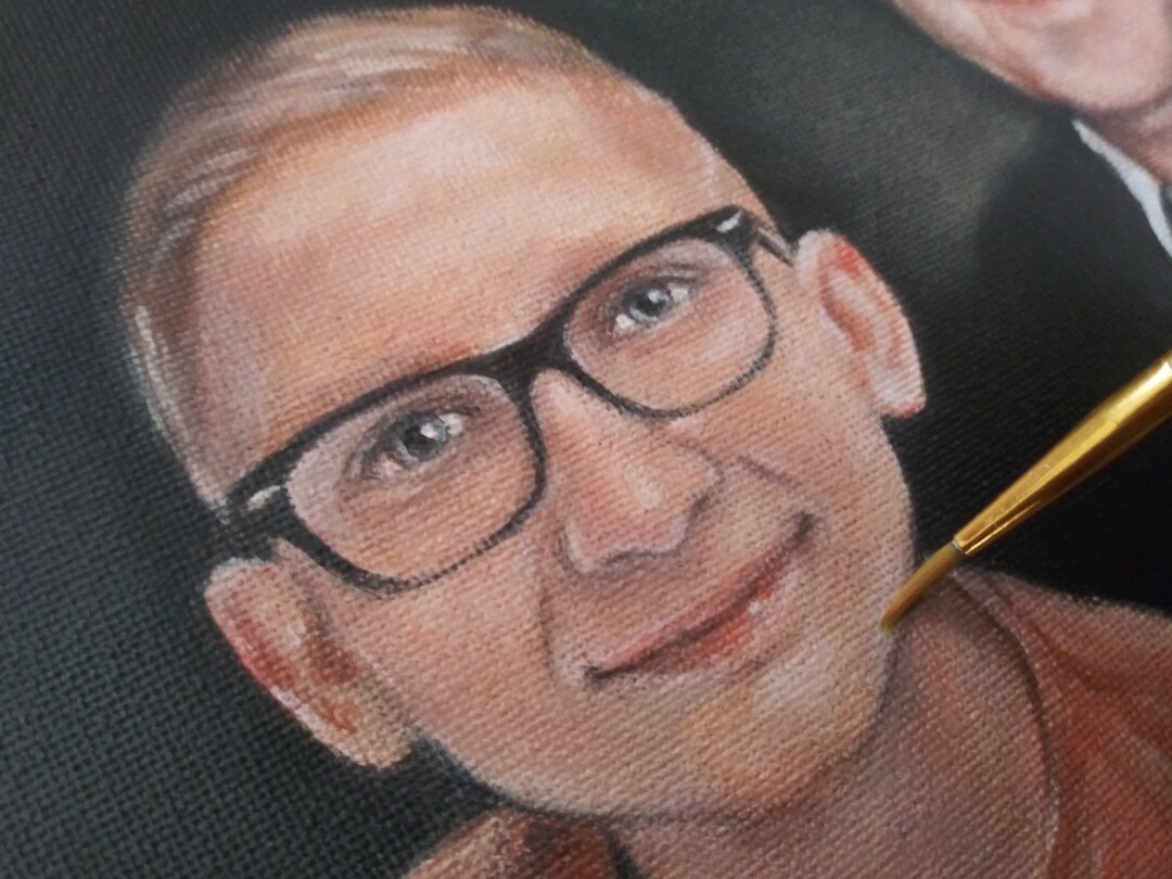 Hand Painted Portraits From Photograph by Theresa Stites Etsy