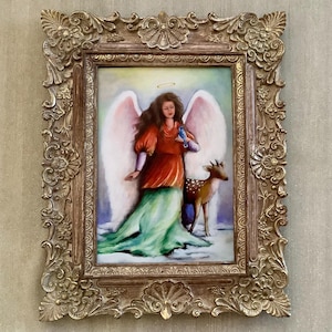 Divine Angel Artwork Print, Framed Home Decor, Ideal Gift for Loved Ones!