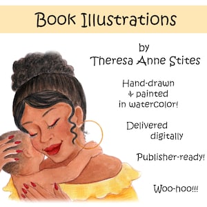 Children&#39;s book illustrator for hire, picture book artist, designer, custom book illustrations, watercolor illustrations, self publishing