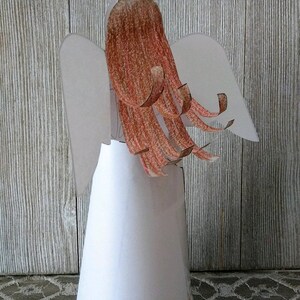Paper Angel Printable Coloring Craft for Children PDF Part Favors ...