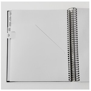 May include: Open spiral-bound notebook with white pages. The text "PRINTABLE PDFS" is at the top, and "DIGITAL DOWNLOAD ONLY" is at the bottom. Tabs on the left side are labeled "ESTATE INFO", "HOME AFFAIRS", and "FINANCIAL ACCOUNTS".