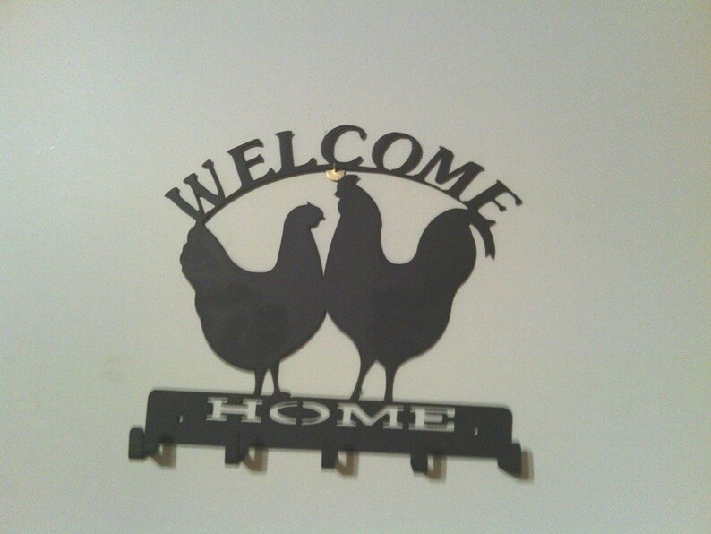 to the Coop Chicken Key Chain Holder Etsy