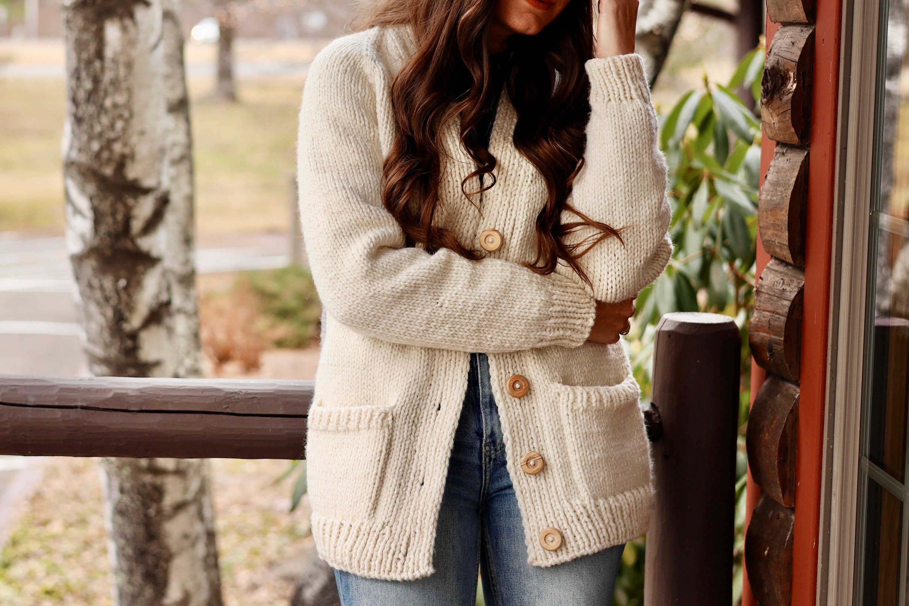 Knitting Pattern // Chunky Classic Raglan Sunset Cardigan Knitting Pattern // Chunky Classic Raglan Sunset Cardigan