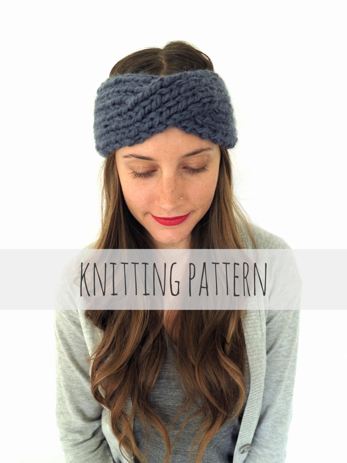 knit ear warmer in the round