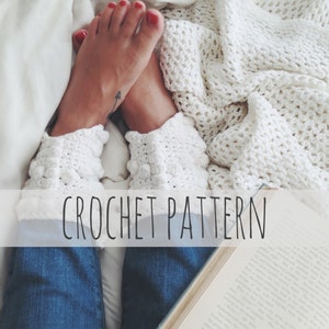 Crochet Pattern // Crochet Ankle Cuff Barefoot Sandals Beach Wedding Shoes // Guerrier Cheville Cuffs Pattern PDF