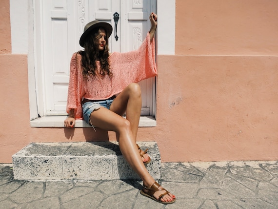 Knitting Pattern // Loose Knit Summer Sweater Top Oversized Knitting Pattern // Loose Knit Summer Sweater Top Oversized