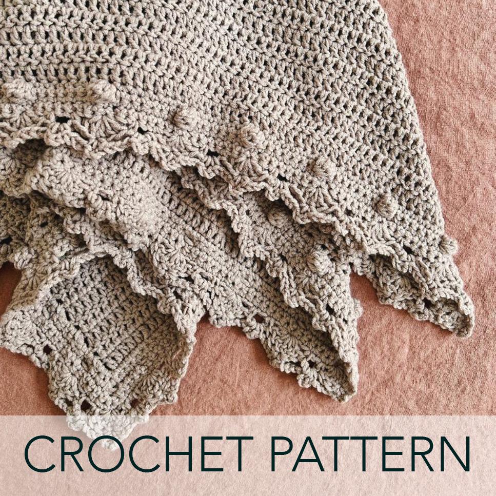 Crochet Pattern // Princess Baby Blanket Tiara Inspired