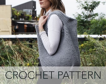 Crochet Pattern // Hobo Soft Tote Purse Shoulder Bag // Red Hook Afternoon Shoulder Bag Pattern PDF