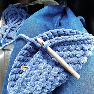 Crochet Pattern // High Fashion Modern Structured Basket Tote Purse Clutch Handbag // Lulu Basket Bag Pattern PDF image 9