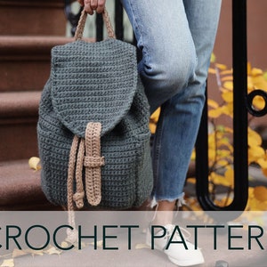 Backpack Crochet Pattern PDF. English USA 