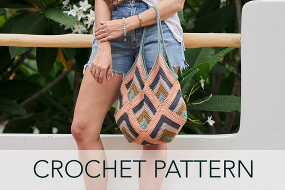 Crochet Pattern Granny's Beach Bag 