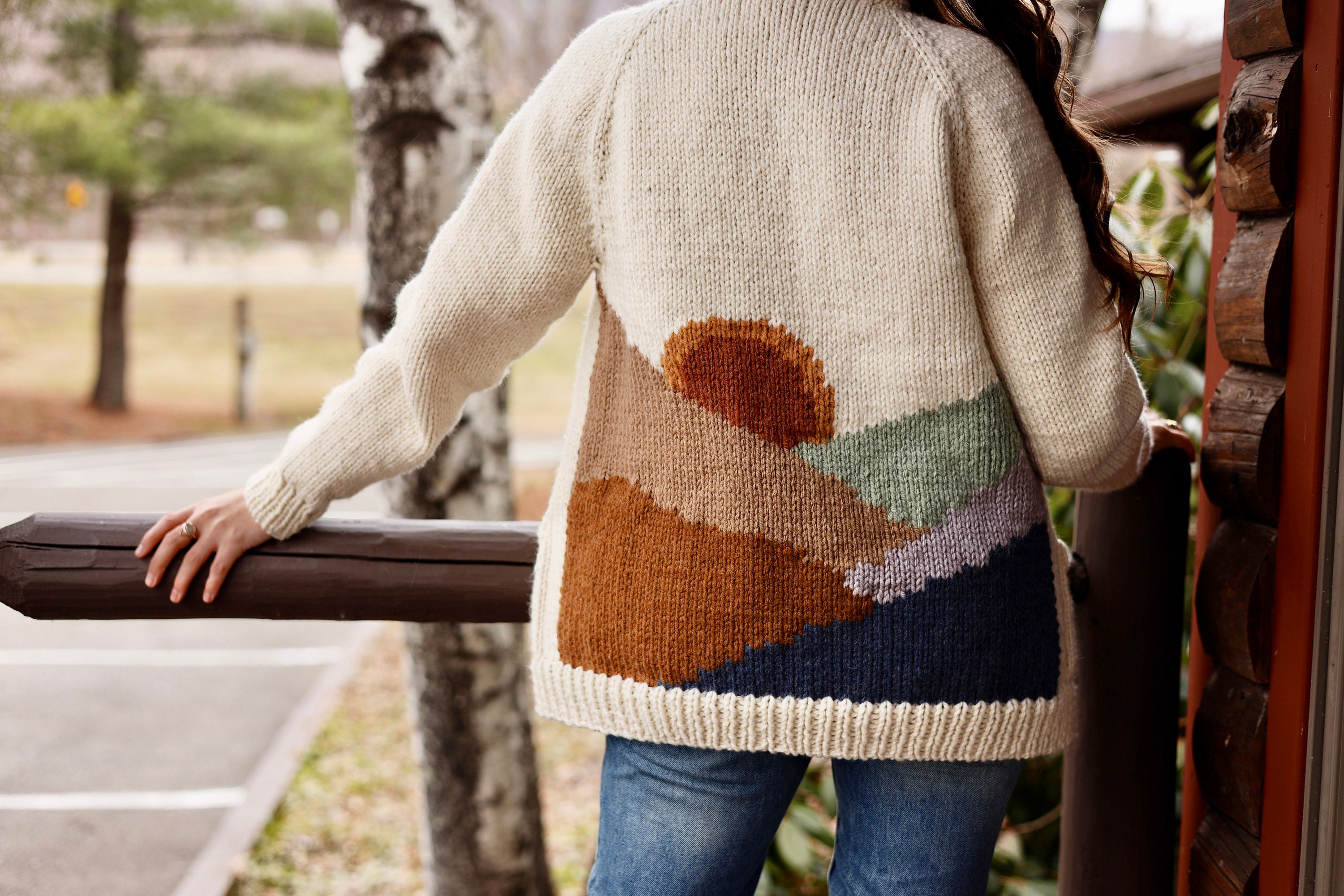 Knitting Pattern // Chunky Classic Raglan Sunset Cardigan Knitting Pattern // Chunky Classic Raglan Sunset Cardigan