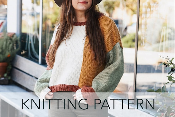 Knitting Pattern // Piet Mondrian 