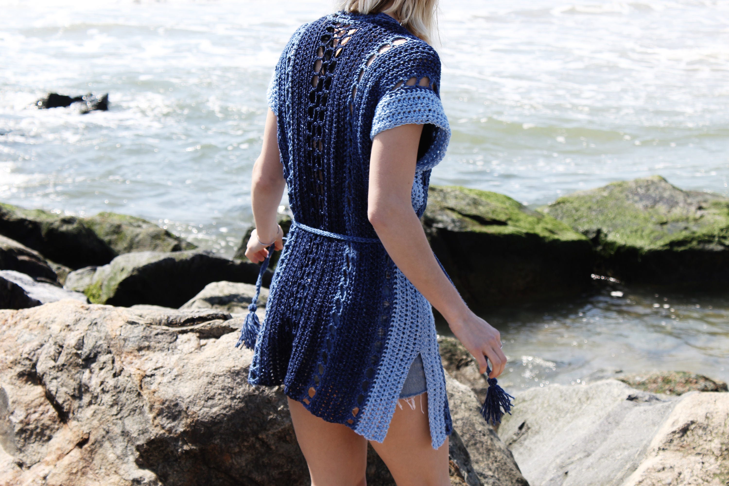 Crochet Pattern // Crochet Beach Cover Up Ombre Swimsuit