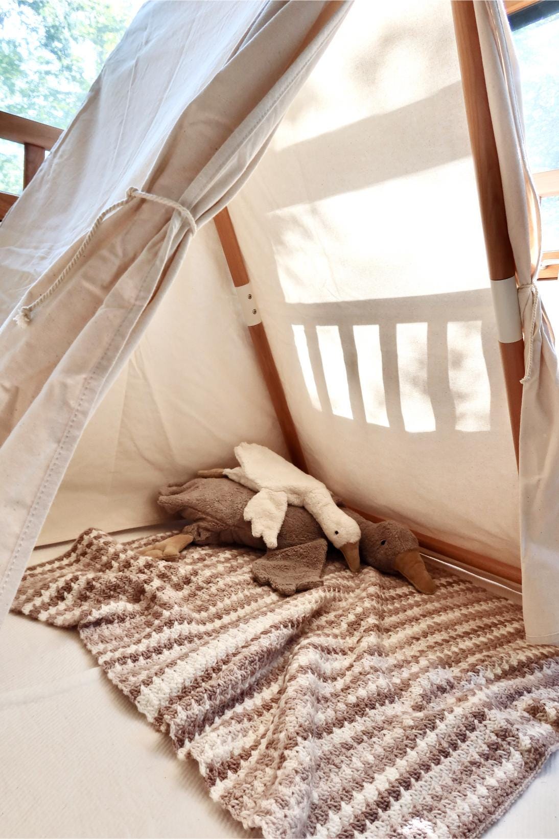 Crochet Pattern // Textured Soothing Rustic Modern Throw