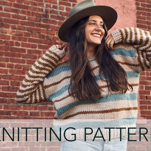 Knitting Pattern // Oversized Sweater 