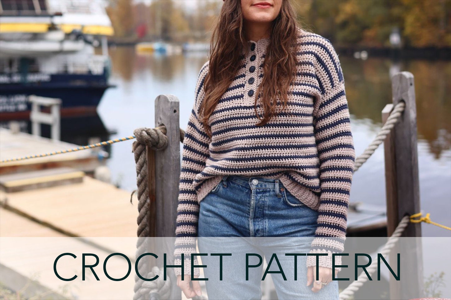 Crochet Henley - Etsy