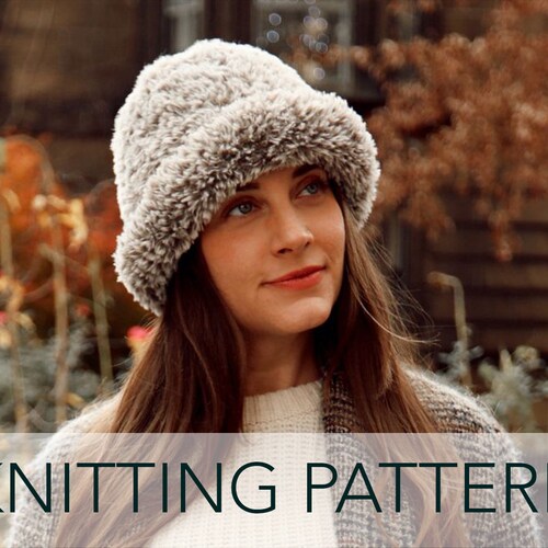 Faux Fur Fuzzy Bucket Brimmed Cloche 