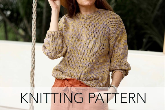 Double knit sweater pattern deals