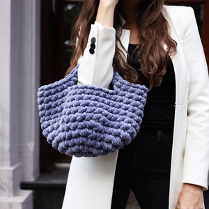 Crochet Pattern // High Fashion Modern Structured Basket Tote Purse Clutch Handbag // Lulu Basket Bag Pattern PDF image 6