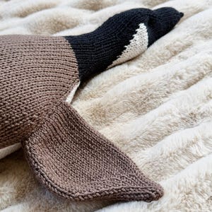 Knitting Pattern // Stuffed Goose Duck Animal Floppy Weighted Lovey // Silly Goose Pattern PDF image 13